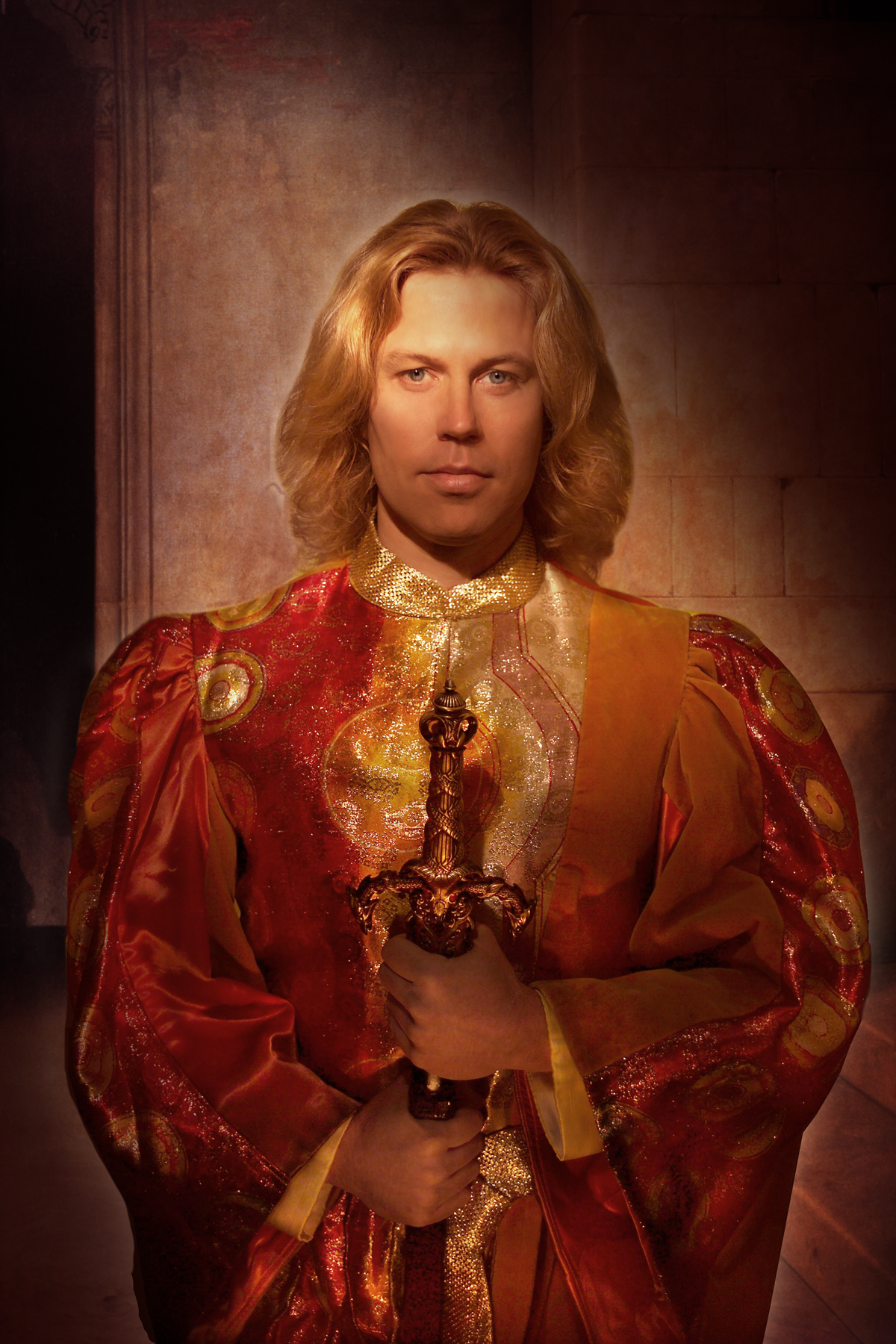 Painted portrait of Thomas Truhitte